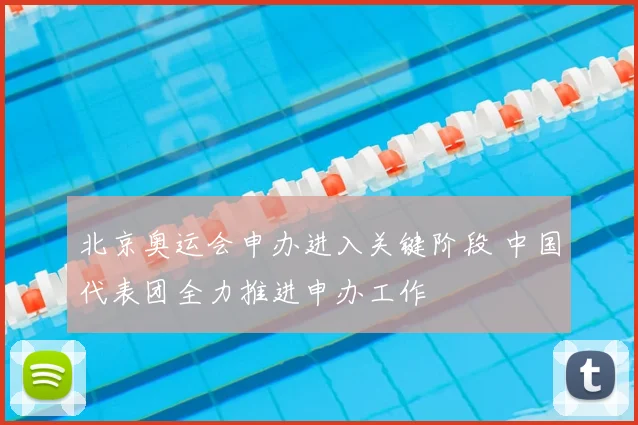 北京奥运会申办进入关键阶段 中国代表团全力推进申办工作